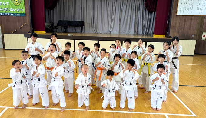 道場生の集合写真